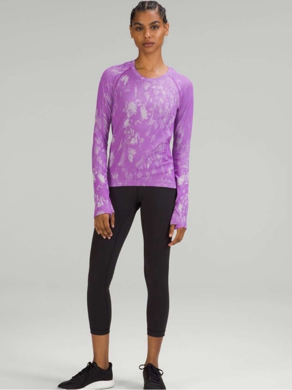 Lululemon swiftly tech Long sleeve size 4 in race length